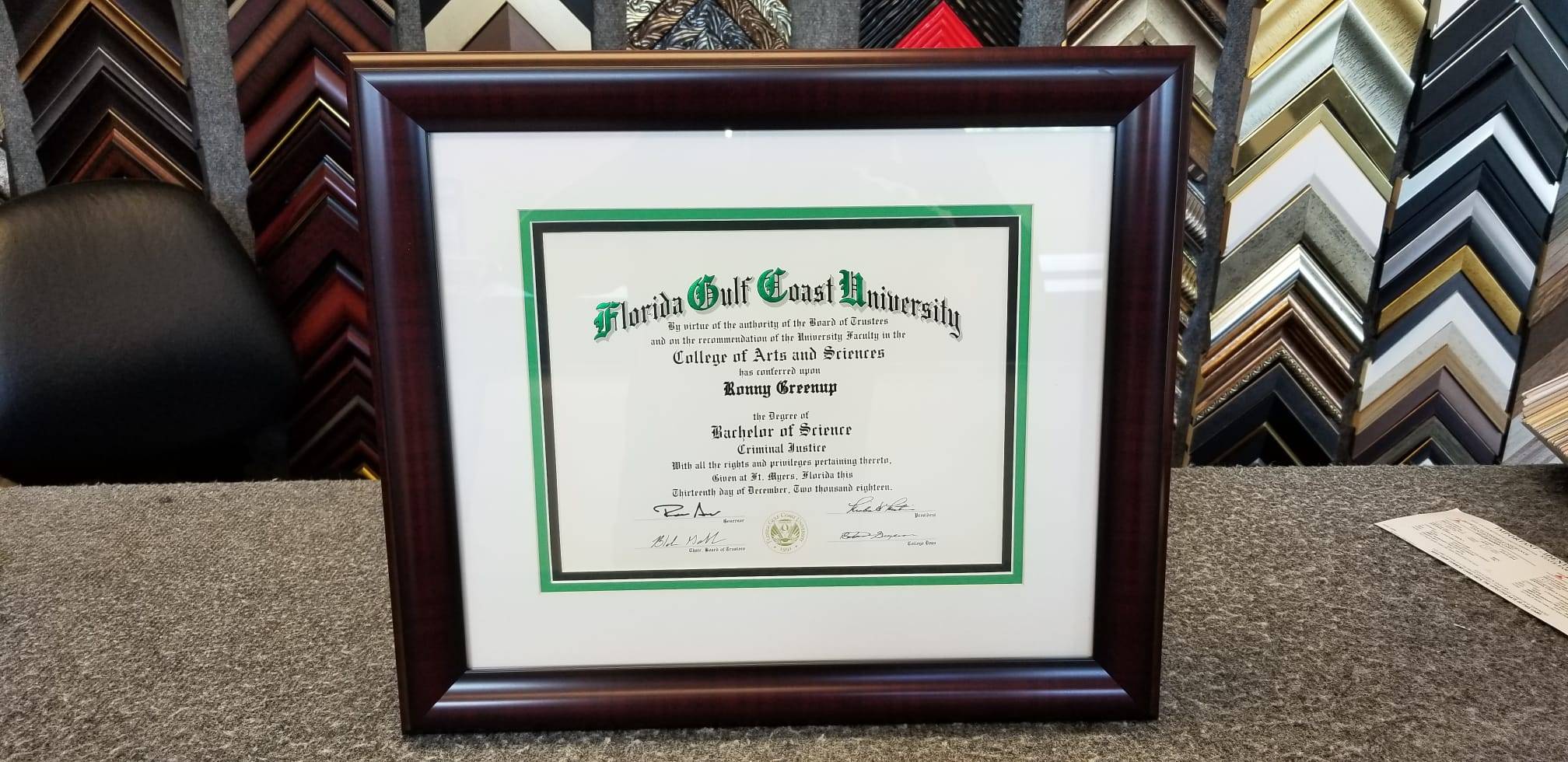 Diplomas Framing School, College, Awards & Certificate Diploma Frami